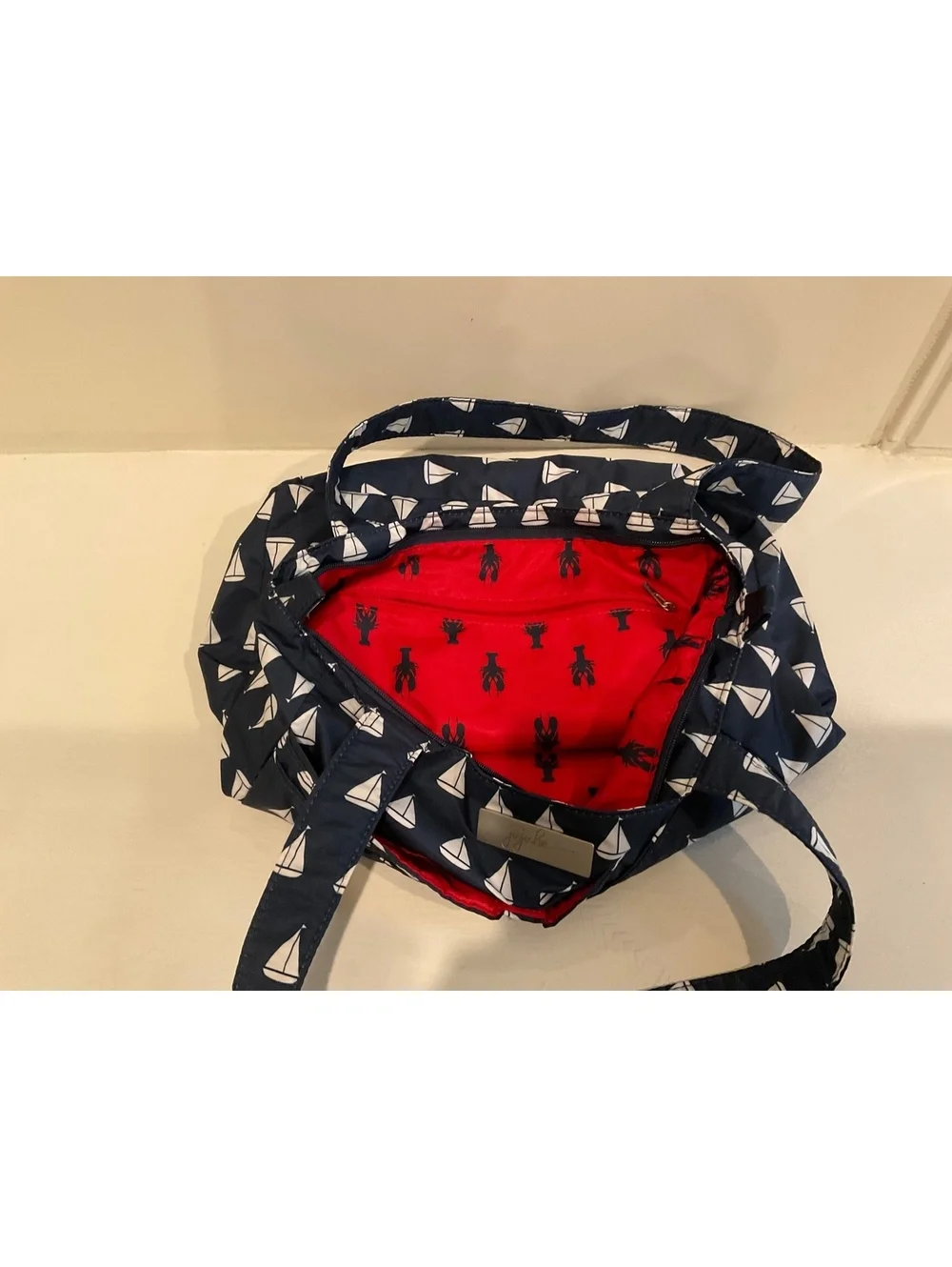 Coordinating JuJuBe Coastal Collection MiniBe Backpack and Be Light Tote Bag